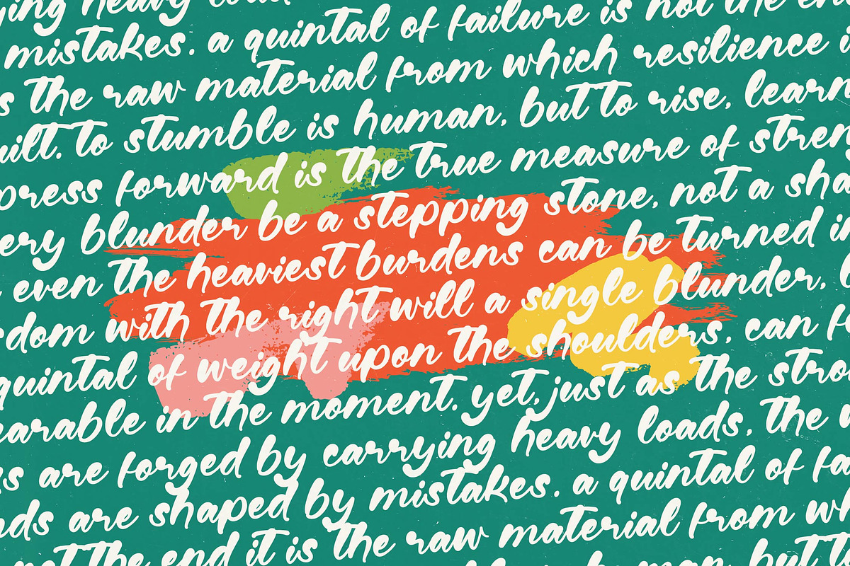 Bluder Quintal Bold Calligraphy Font, a Script Font by stylishtype.co (Photo 10 of 20)