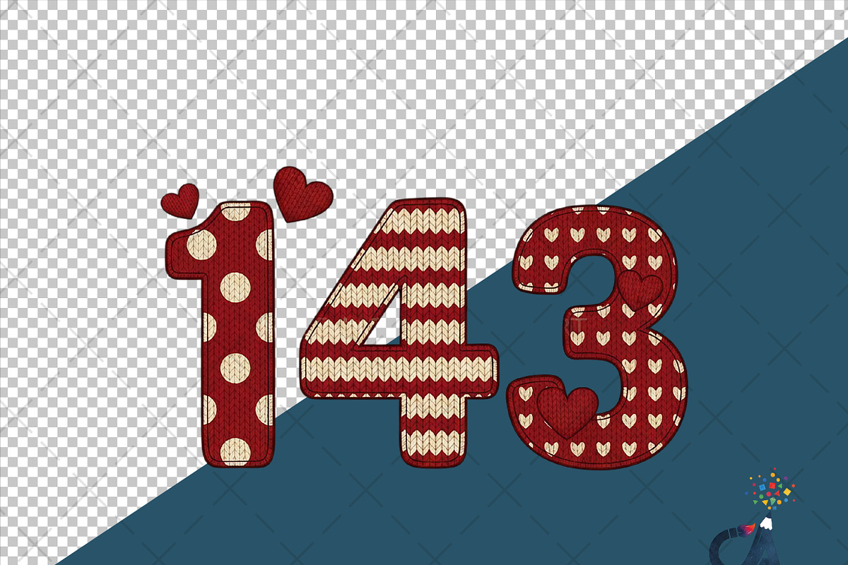 Yarn Crochet Valentine Day143 Png, an Illustration by Creative Art (Photo 6 of 6)