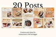 Canva Instagram Bakery Template, a Templates & Theme by Sakura Digitals (Thumbnail 3 of 8)