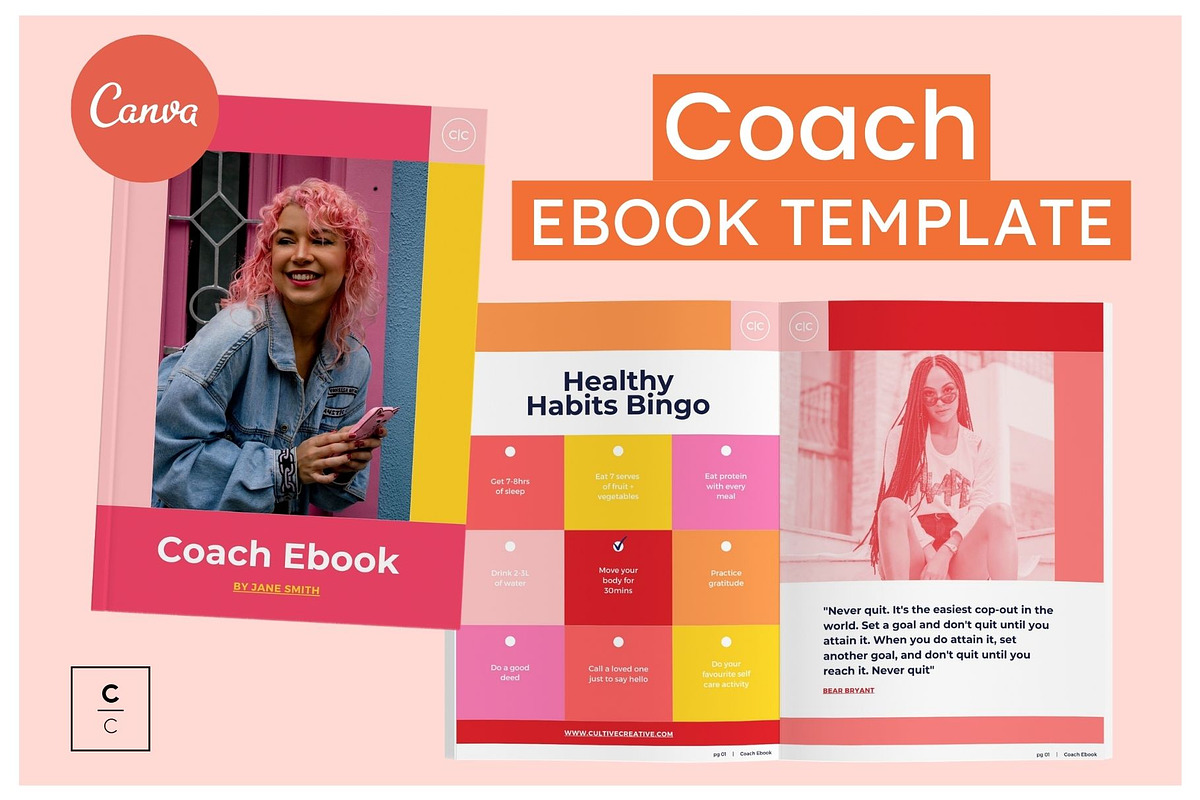 Coach eBook, a Magazine Template by Cultive Creative (Photo 1 of 13)