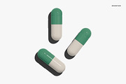 Pills and Bottle Mockup Set, a Packaging Mockup by Renderteam (Thumbnail 5 of 14)