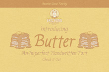 Butter - A Simple, Handwritten Font