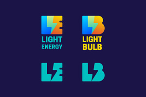 electric logo with lightning and ene
