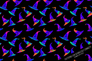 Neon Halloween Digital Paper, a Pattern Graphic by Chromolume Studio (Thumbnail 20 of 28)