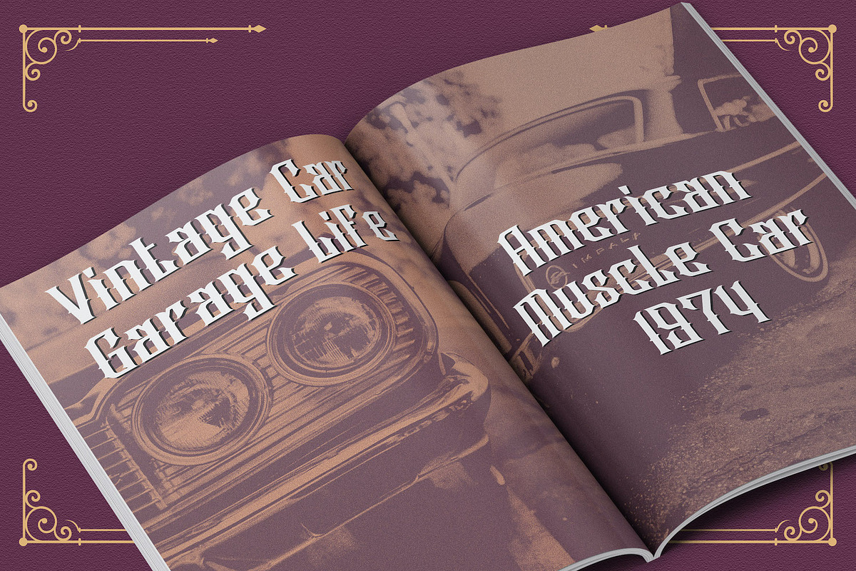 Ambrosia - Blackletter Font, a Blackletter Font by StringLabs (Photo 9 of 13)