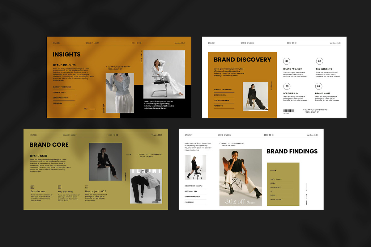 Brand Strategy Presentation Template, a Presentation Template by Slide-Agency (Photo 7 of 11)