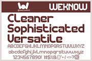 Chocolate font, a Sans Serif Font by weknow (Thumbnail 2 of 8)