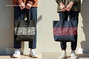 Totebag Street Mockup Set - Vol 2, a Merchandise Mockup by DOBE Studio (Thumbnail 2 of 5)
