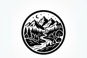 60 Eco Globe Landscape Silhouette, a Technology Illustration by Amazin_art (Thumbnail 15 of 44)