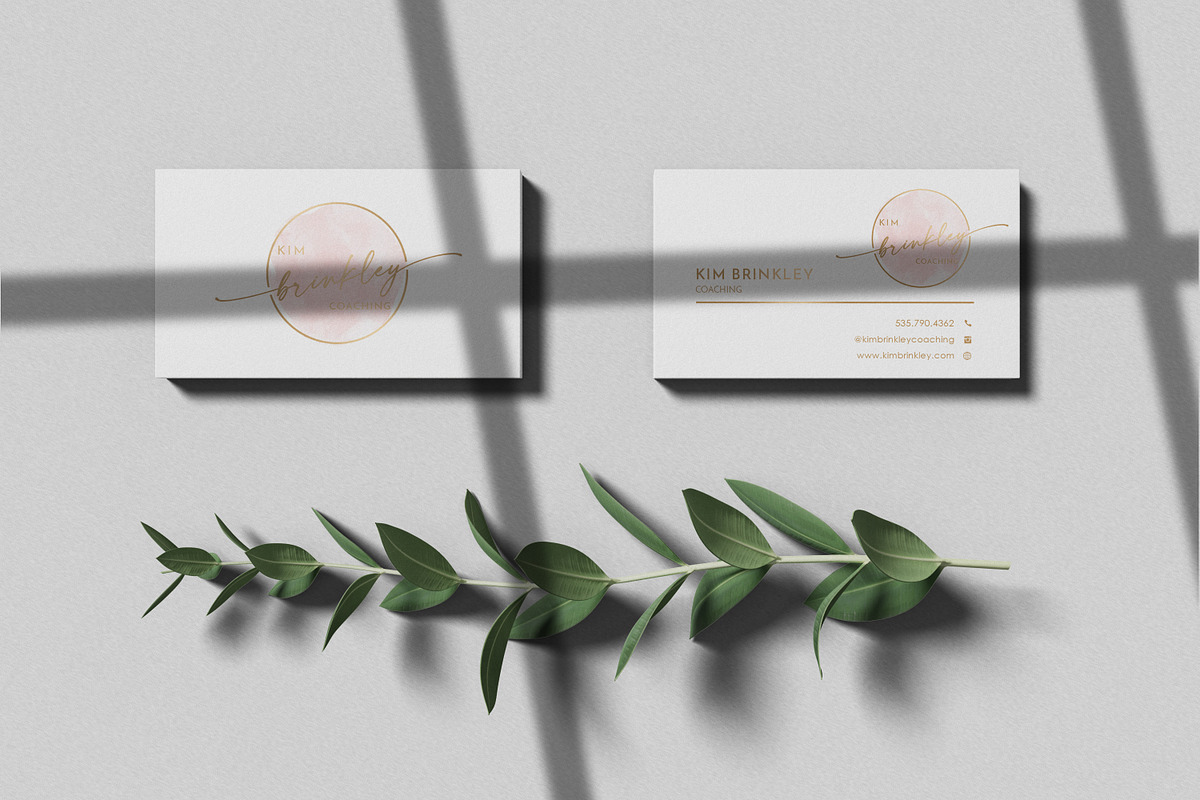 Watercolor Logo and Business Card, a Business Card Template by Design Dock (Photo 3 of 4)