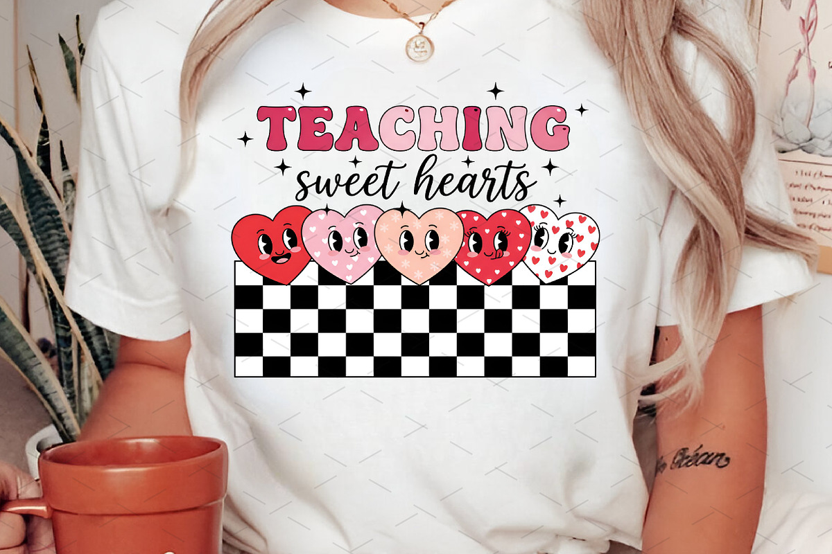 Teaching Sweethearts png,Valentine's, an Illustration by Libby Wishes (Photo 2 of 7)