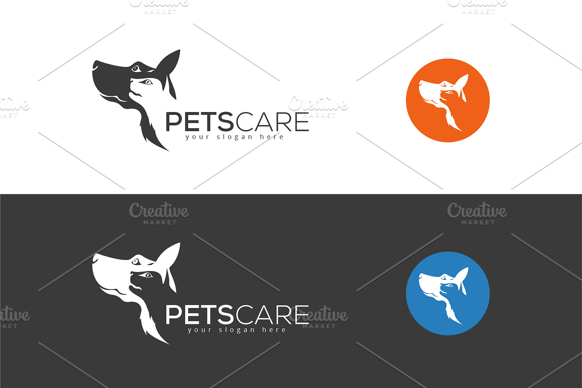 Pets Care Logo Template, a Branding & Logo Template by What a Story (Photo 4 of 5)