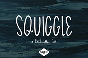 Squiggle | Handwritten Font, a Sans Serif Font by Typed Up Studio (Thumbnail 1 of 9)