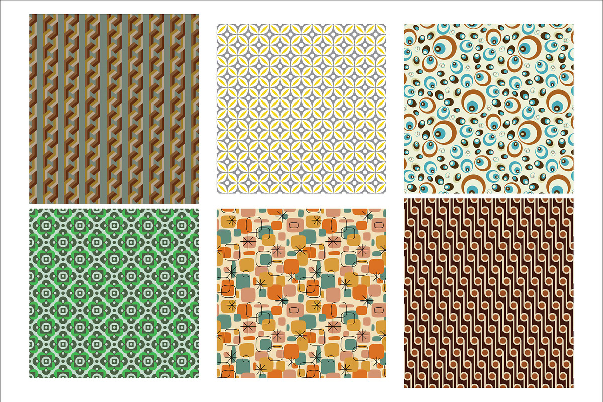 Pack of abstract seamless pattern, a Pattern Graphic by Brainware Graphic (Photo 3 of 9)