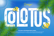 Colotus, a Script Font by Ditatype (Thumbnail 1 of 10)