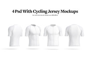 Cycling Jersey Mockups Set, a Shirt Mockup by rebrandy (Thumbnail 3 of 10)