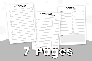 Printable Daily Planner Fillable