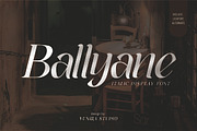 Ballyane - Italic Display Font, a Serif Font by VUNIRA (Thumbnail 1 of 6)