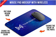 Mouse Pad Mockup With Mouse PSD, a Product Mockup by Bruno's Shop (Thumbnail 1 of 4)
