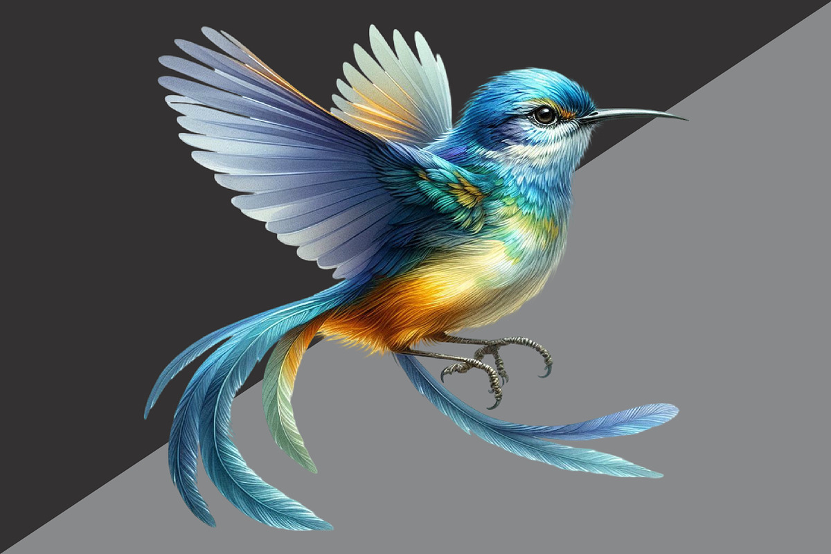 Watercolor Bird Clipart, an Illustration by Black Bird Studio (Photo 6 of 6)