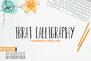 Ibrat Calligraphy Font, a Script Font by Creativetacos (Thumbnail 1 of 5)