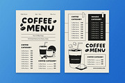 Cream Indie Coffee Cafe Menu, a Flyer Template by Aiyari Graphic (Thumbnail 3 of 3)