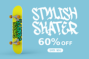 Shock Graffiti, a Blackletter Font by Rissyletter Studio (Thumbnail 6 of 8)