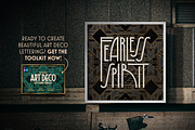 Modern Art Deco Lettering Toolkit, a Brush Add-On by Nico-Ng (Thumbnail 11 of 11)