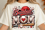 Baseball Mom Sports PNG, an Object Illustration by DreamCafeArt (Thumbnail 4 of 6)