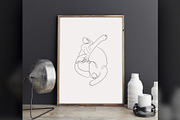 Caress. 18 Line Art Illustrations, an Animal Illustration by le-genda (Thumbnail 9 of 9)