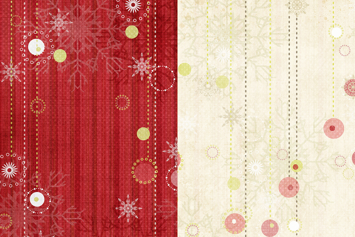 Holiday & Cheer Digital Paper Pack preview 3