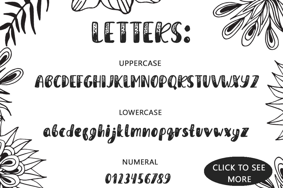 Magical Powder - typeface & elements preview 3
