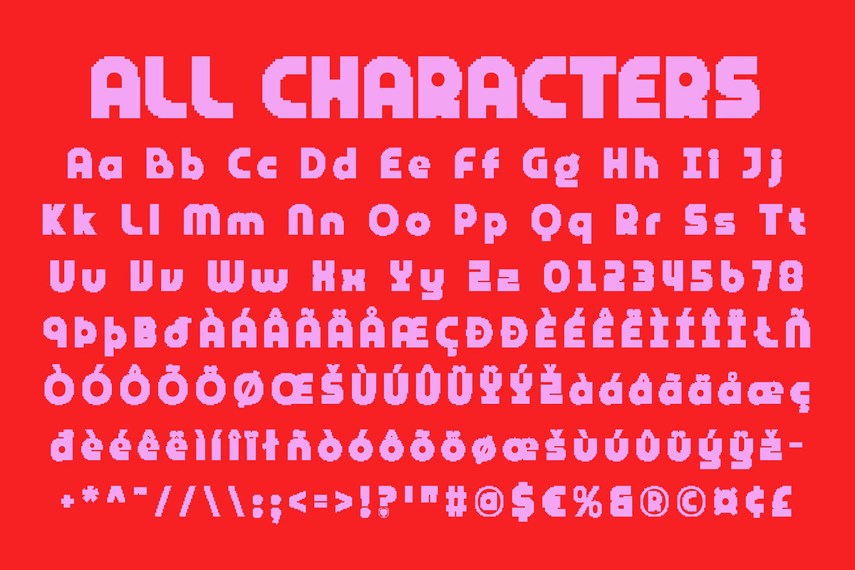 CS Bard Semipixel, a Sans Serif Font by Craft Supply Co. (Photo 8 of 8)