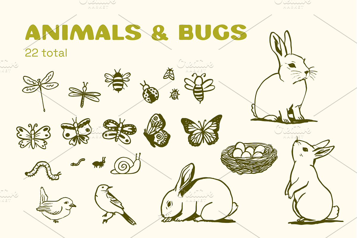 Spring & Gardening Illustrations, a Seasonal Illustration by sophinka design (Photo 3 of 15)