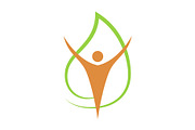Wellness logo design template, a Branding & Logo Template by Sumberpangan (Thumbnail 1 of 3)