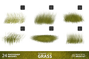 Grass Photoshop Brushes, a Brush Add-On by Mohamed Saber (Thumbnail 5 of 6)
