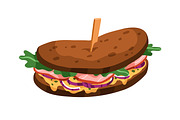 Sandwiches, toasts and burgers set, a Food Illustration by Good Studio (Thumbnail 19 of 21)