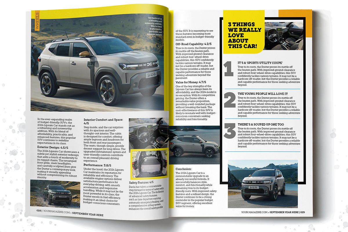 Magazine Template, a Magazine Template by Red Cactus Creative (Photo 5 of 20)