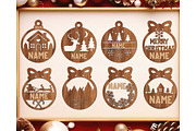 Christmas Balls Set SVG PNG Bundle, an Object Graphic by Digi_Design_World (Thumbnail 8 of 8)
