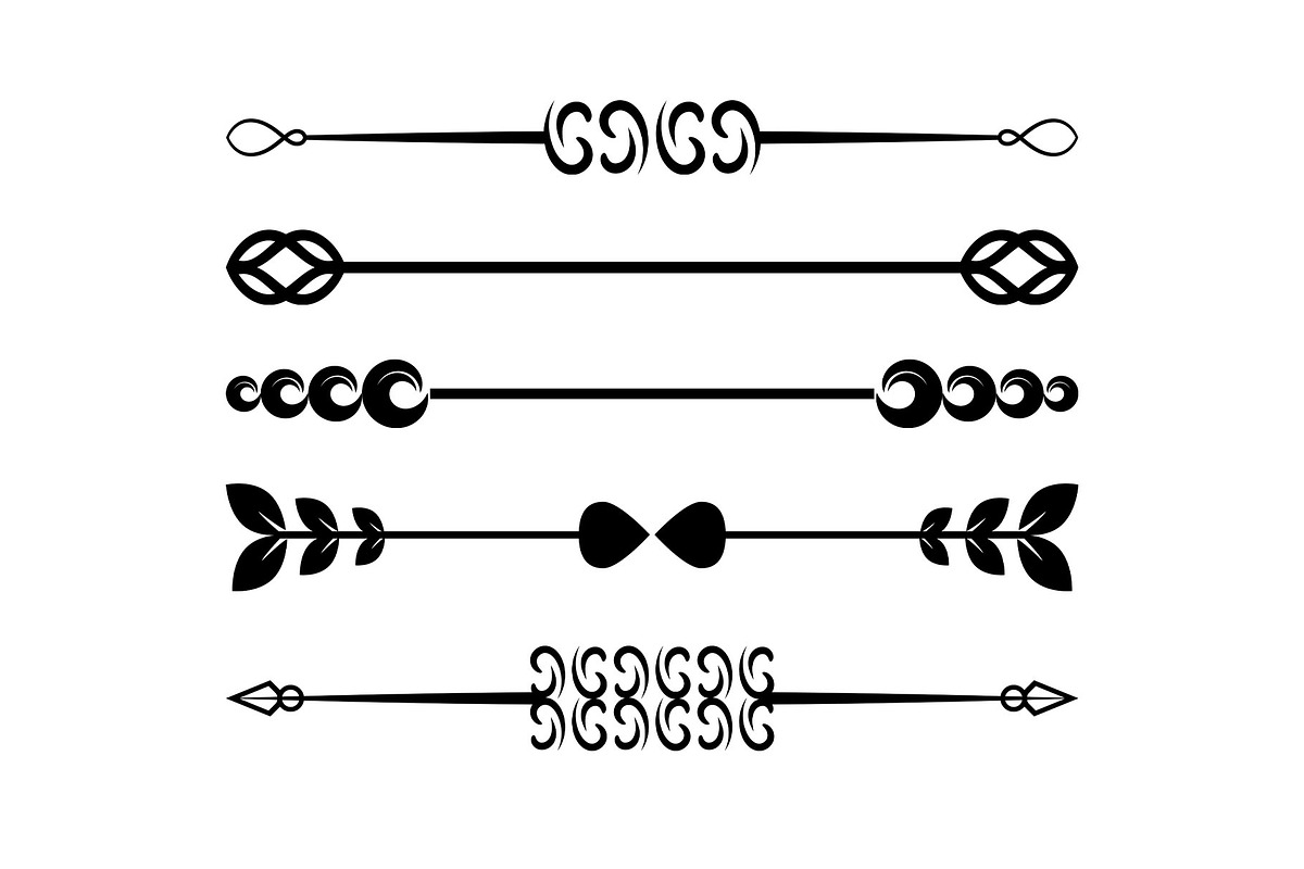 Geometric Lines Divider Designs, a Marketing Template by Photoshop Action (Photo 11 of 13)