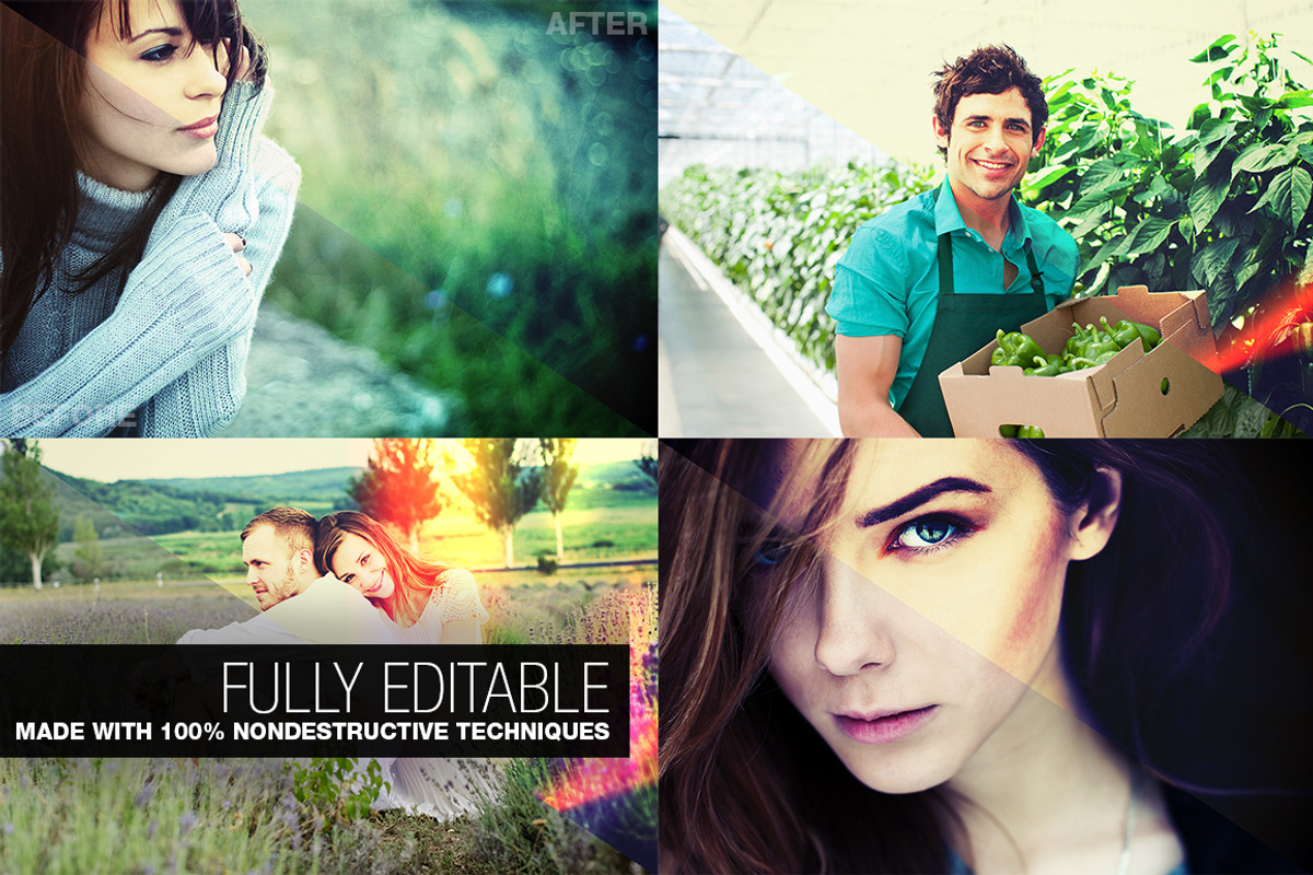 Premium Looks - 20 Photoshop Actions, an Action Add-On by SparkleStock (Photo 3 of 5)