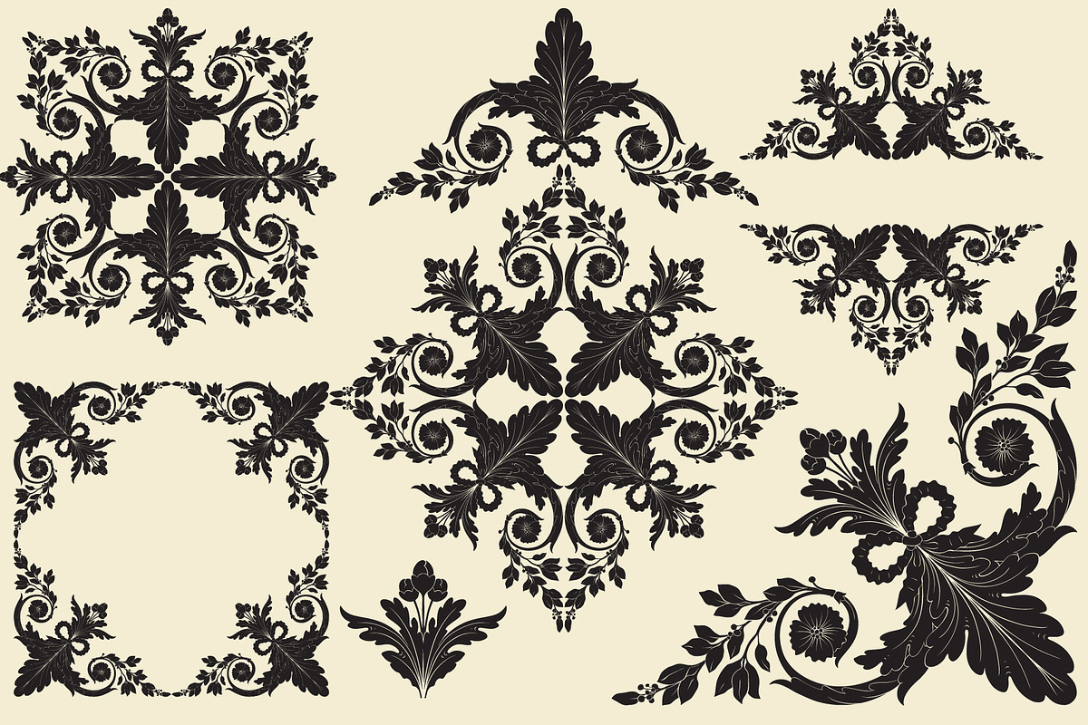 Vintage Frames And Borders SVG, an Object Graphic by Samira (Photo 3 of 6)