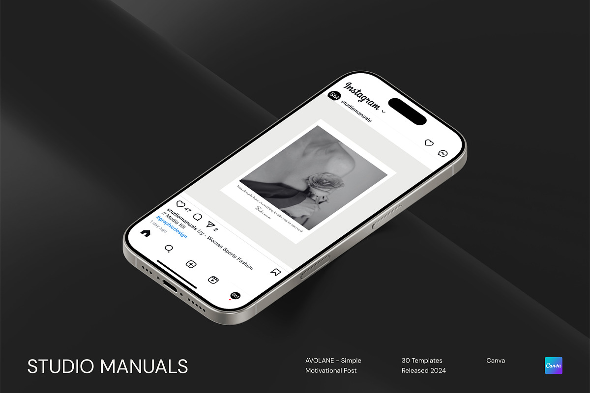AVOLANE - Simple Motivational Post, a Social Media Template by Studio Manuals (Photo 7 of 8)