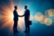 Business man shaking hands, a Business Photo by nandinigraphics (Thumbnail 1 of 2)