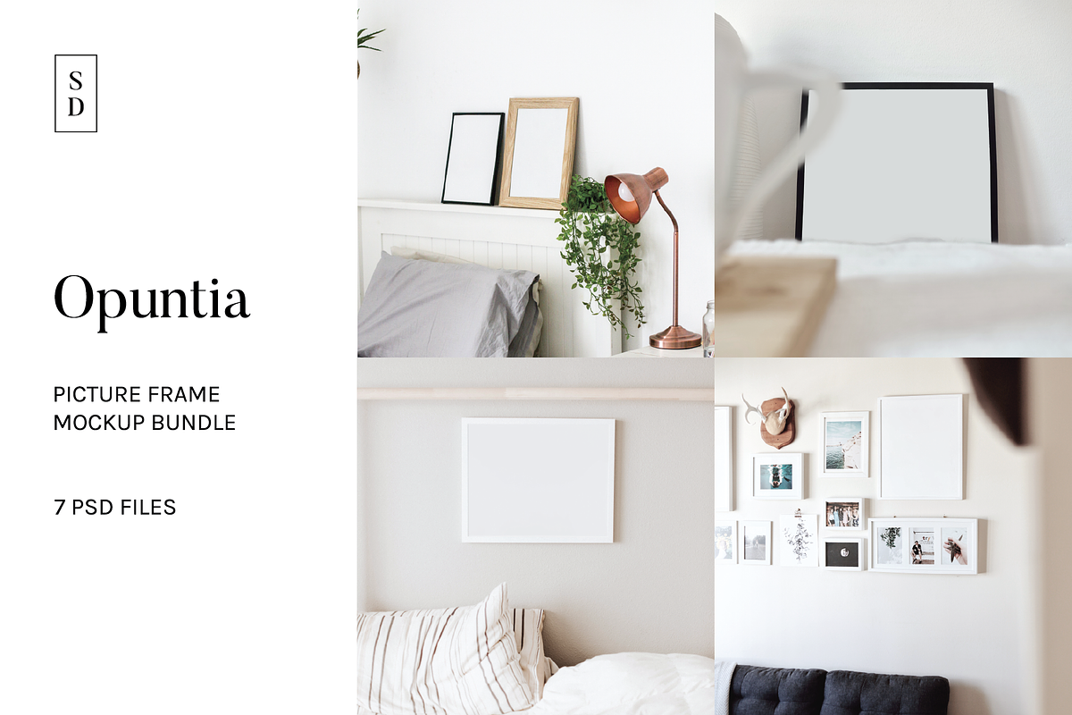 Frame Mockup Bundle - Opuntia, a Household Mockup by Saguaro Digital (Photo 1 of 9)