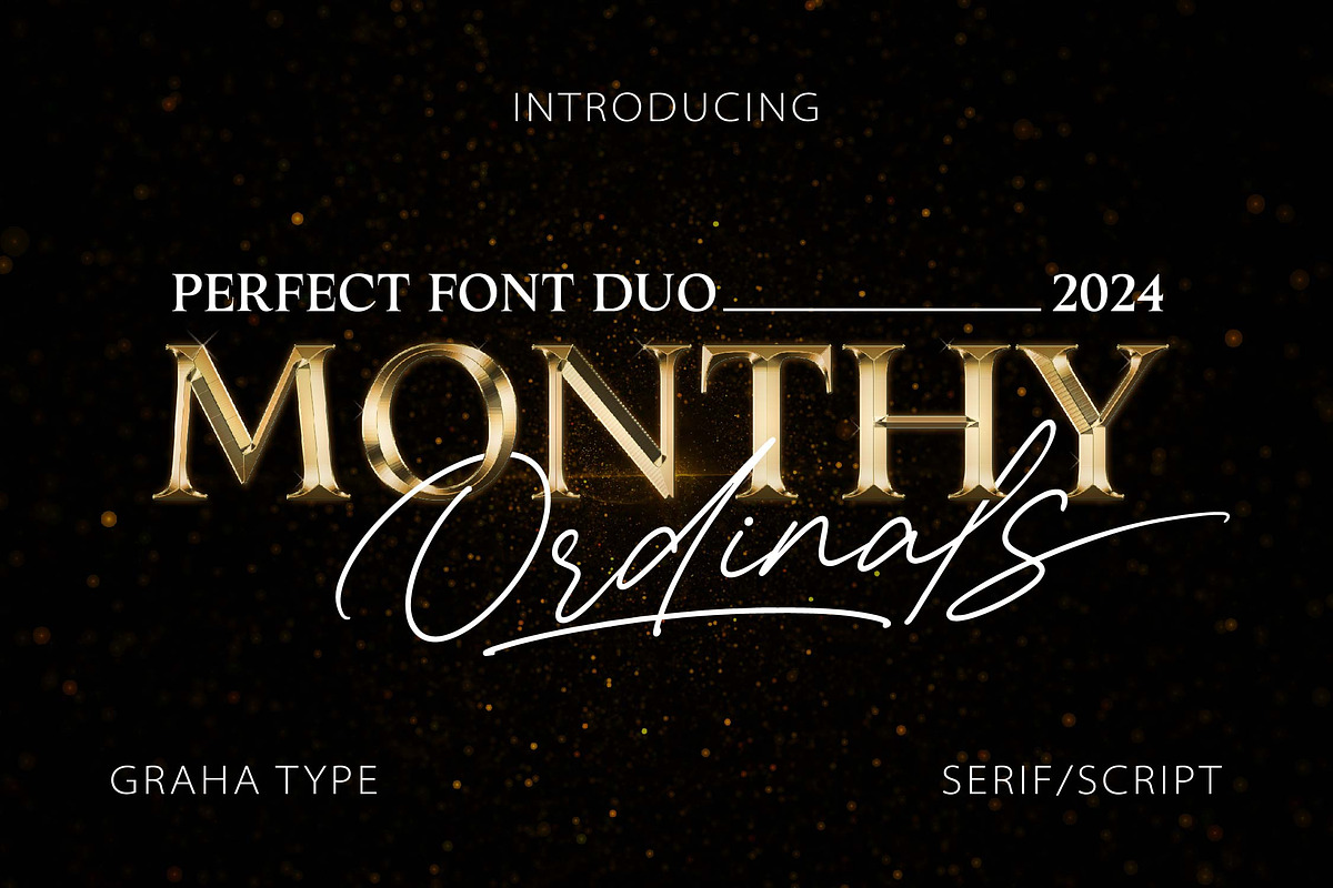Monthy Ordinals - Font Duo, a Serif Font by Graha Type (Photo 1 of 12)
