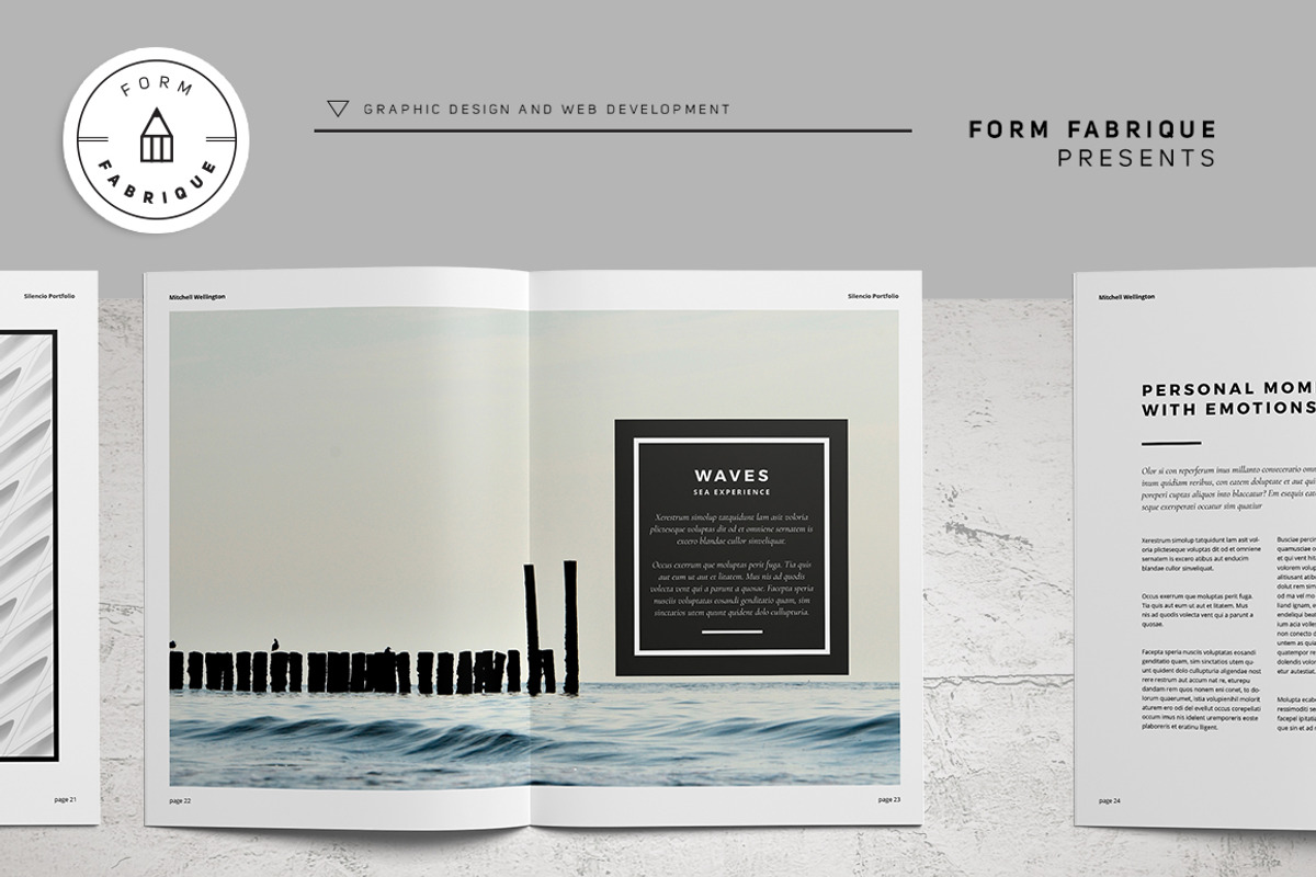 Silencio Portfolio, a Brochure Template by Form Fabrique (Photo 15 of 21)
