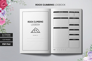 Rock Climbing Logbook KDP Interior