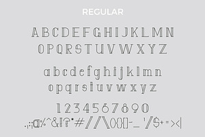 Anatta Display Serif Typeface