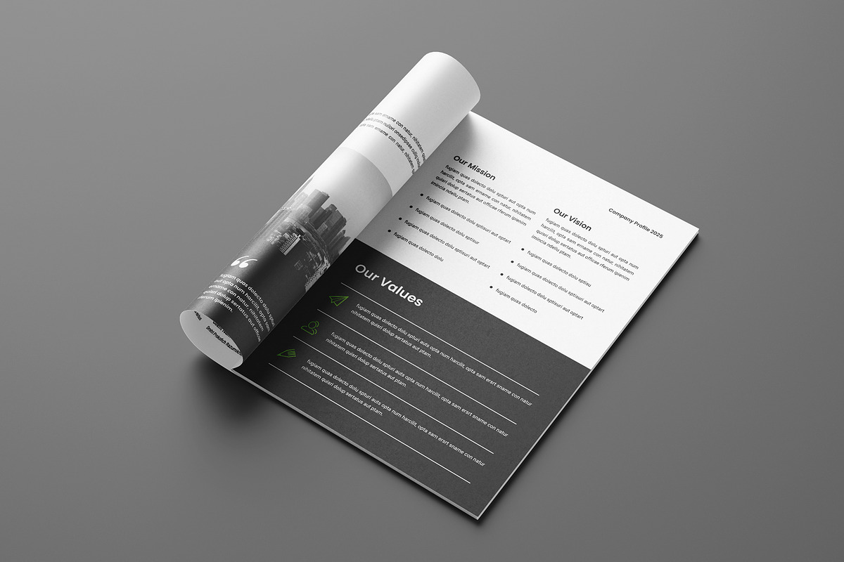 Company Profile Template, a Brochure Template by Seeing-art (Photo 3 of 11)